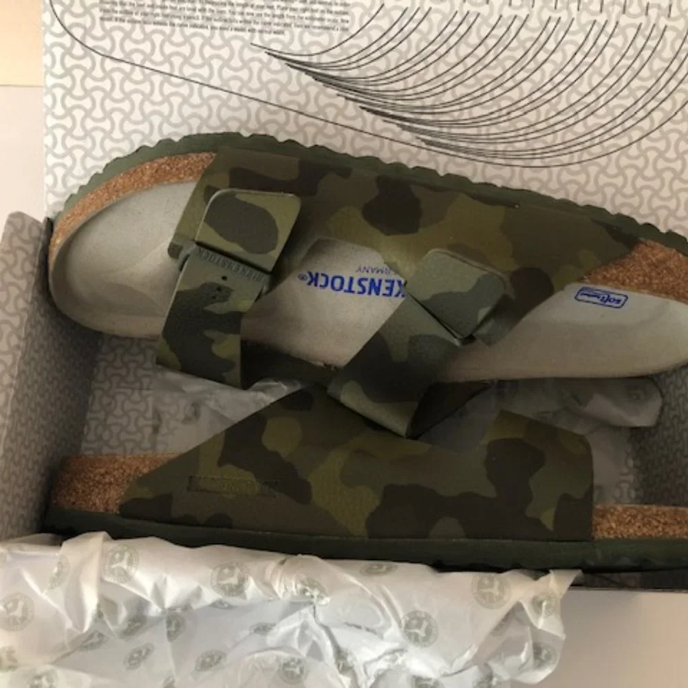 Birkenstock Arizona Soft Footbed Camo Sandal. Size: 7, 9, 10, 11, 12 - Picture 4 of 14